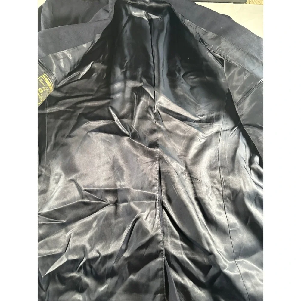 Tom James Blazer 46R Charcoal Pinstripe‎ Tailored in USA Executive Collection